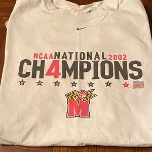 2002 Maryland Basketball Final Four Champion Shirt